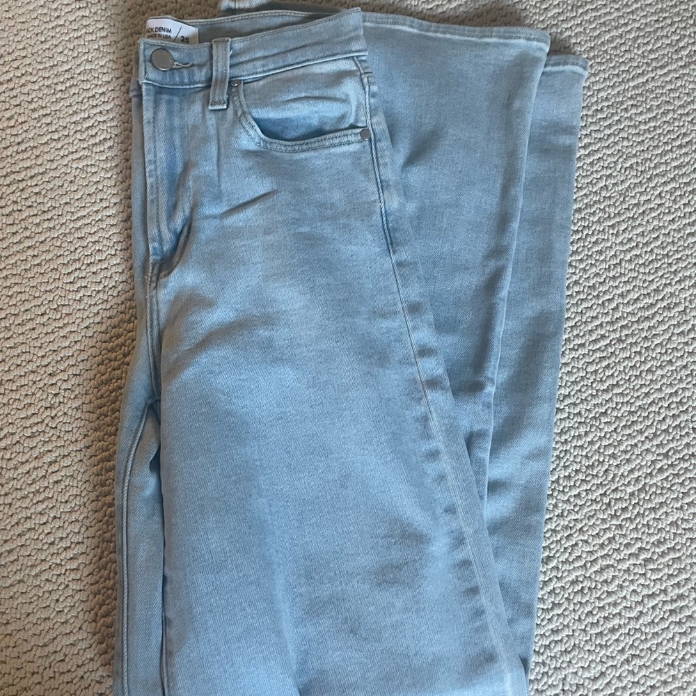 Just Black Slim Blue Jeans with Faded Wash